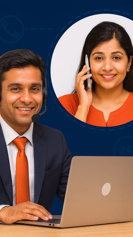 Contact centre team